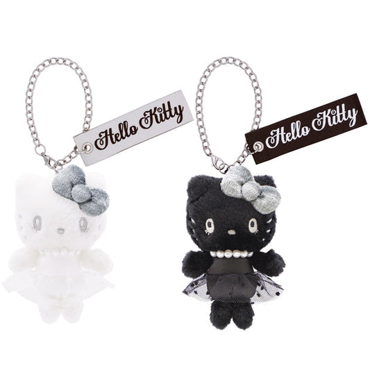[MONOCHROME] "USJ Hello Kitty" Pair Plush Keychain