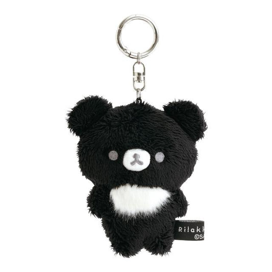 [CHAIROIKOGUMA] "Rilakkuma Monochrome" Plush Keychain