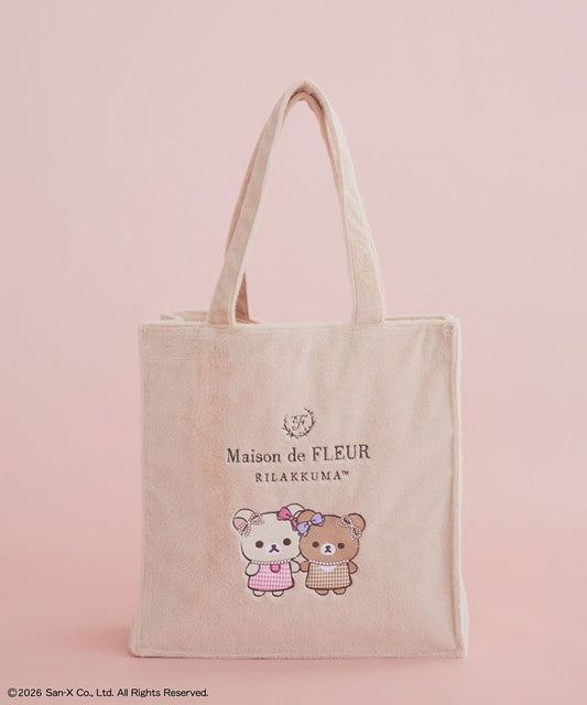 [BIEGE] "Maison de FLEUR x Rilakkuma" Square Tote Bag