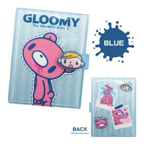 [BLUE] "GLOOMY The Naughty Grizzly" Sticker Binder