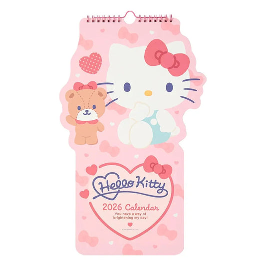 [HELLO KITTY / DIE-CUT] "Sanrio 2026 Wall Calendar"