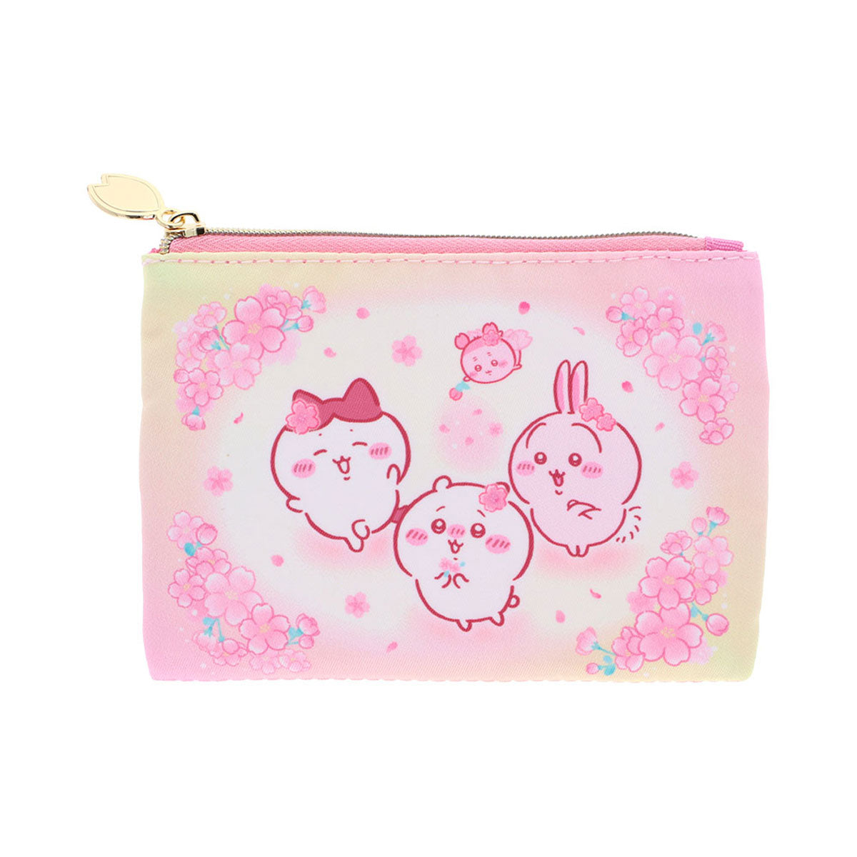 [PINK] "Chiikawa Sakura Pink Frill" Tissue Pouch