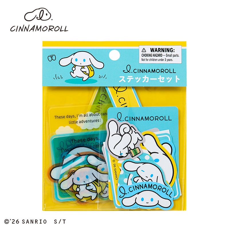 "I.CINNAMOROLL Casual Outing" Stickers Set