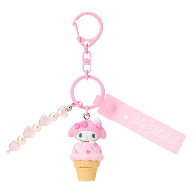 [MY MELODY] "Sanrio Dreamy Ice Parlor" Strap Keychain