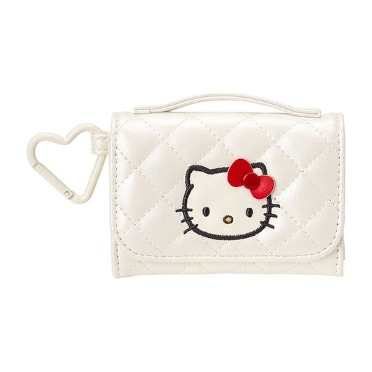 [WHITE] "Hello Kitty Miniature Quilt Series Part 2" Wallet Shaped Coin Purse