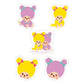 "Monchhichi Sweet Lollipop" Sticker Flakes