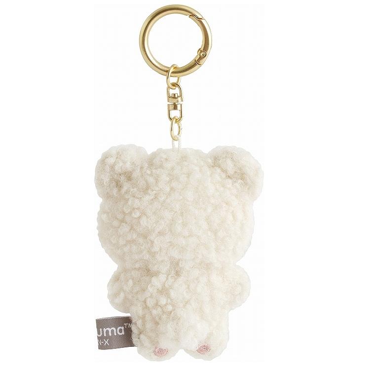 [KORILAKKUMA] "Rilakkuma Basic Boa Mokomoko" Plush Keychain
