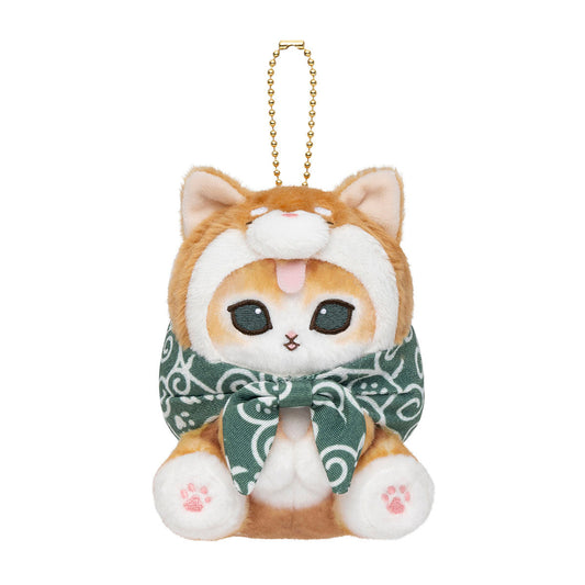 [BROWN] "Mofusand Shiba Nyan" Plush Keychain
