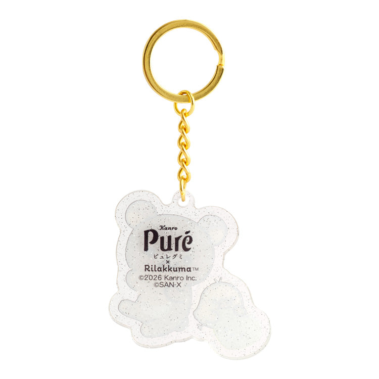 [RILAKKUMA / KIIROITORI] "Pure Gummy x Rilakkuma" Acrylic Keychain