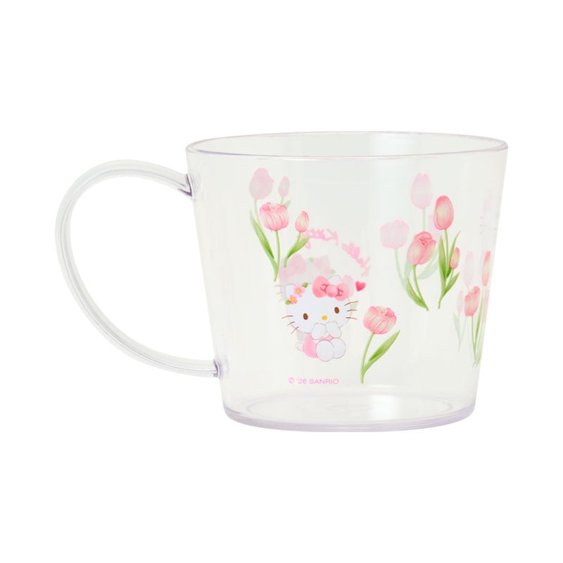 [HELLO KITTY] "Sanrio" Clear Mug