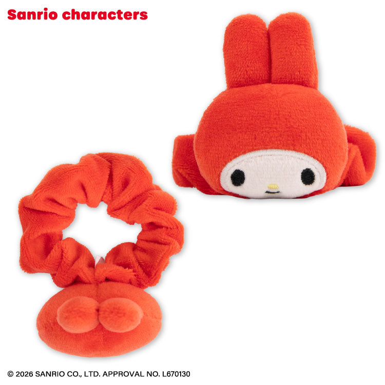 [MY MELODY] "THANKYOUMART X Sanrio Retro" Plush Hair Tie