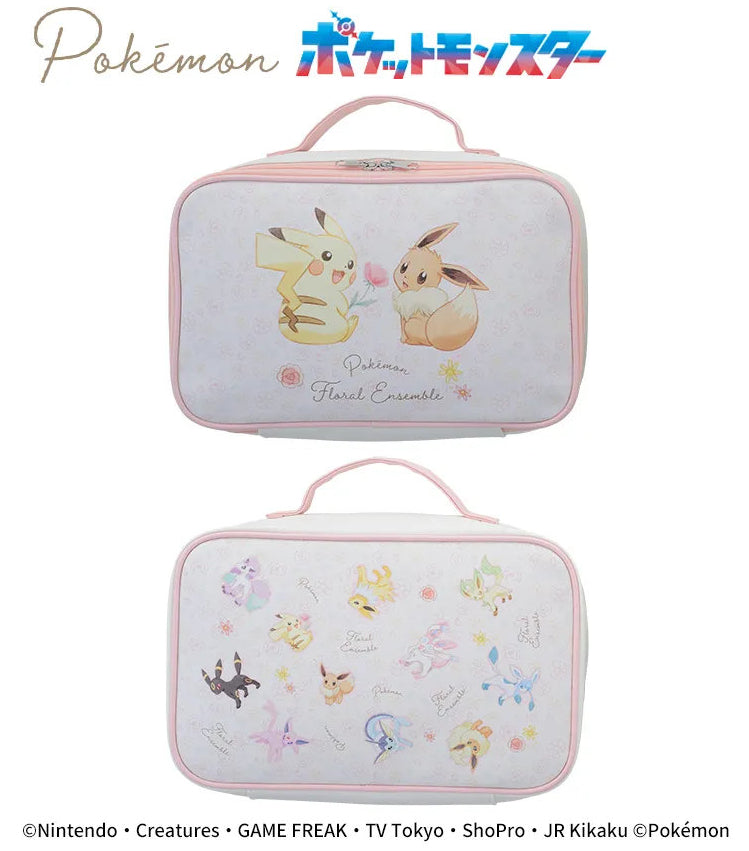 [PINK] "Pokemon Floral Platinum Zakka" Storage Handbag