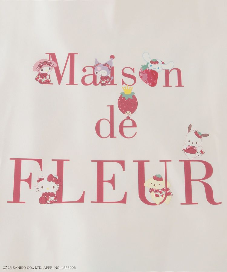 "Sanrio x Maison de FLEUR Ichigo Shinbun" Frill Tote Bag