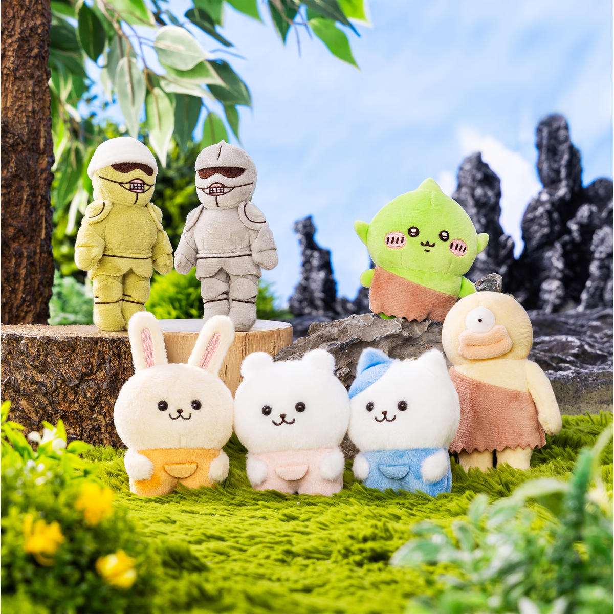 [ODE] "Chiikawa Park Something Similar" Mini Plush Keychain