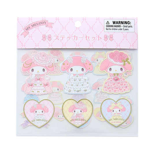 "Lady My Melody" Stickers Set