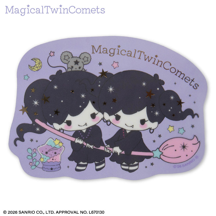 [PURPLE] "THANKYOUMART x Magical Twin Comets" Clear Sticker