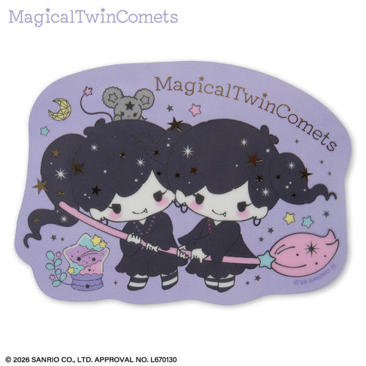 [PURPLE] "THANKYOUMART x Magical Twin Comets" Clear Sticker