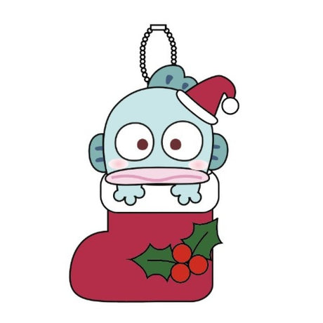 [HANGYODON / STOCKING] "Sanrio Christmas" Plush Keychain