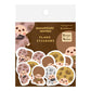 "Monchhichi Leopard" Sticker Flakes