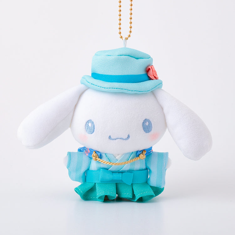 [CINNAMOROLL] "Sanrio Japanese Heart Romance" Plush Keychain