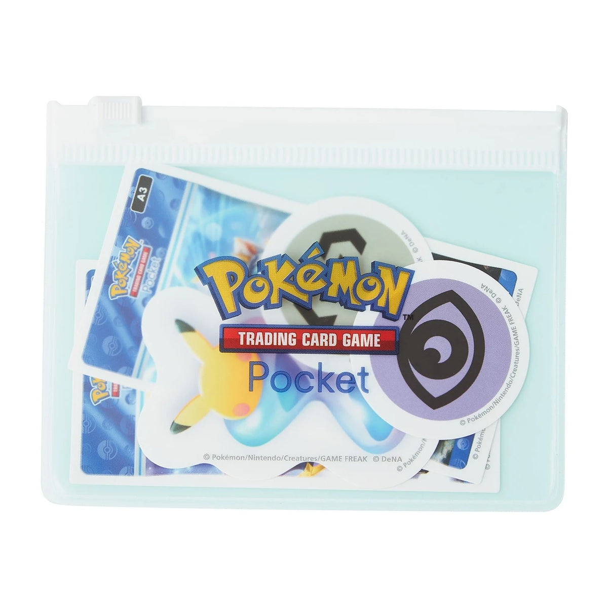 [CELESTIAL GUARDIANS] "Pokemon Pocket Expansion Pack" Stickers in Pouch