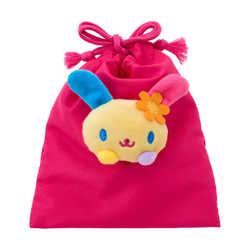 [USAHANA] "Sanrio" Drawstring Bag with Mascot