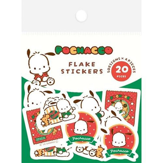 [POCHACCO] "Sanrio Oyatsu Snack Party" Sticker Flakes