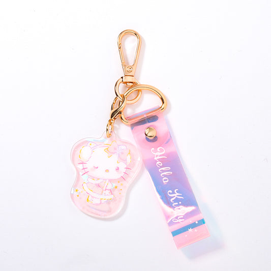 [HELLO KITTY] "Sanrio Snow Fantasy 2" Acrylic Keychain with Strap