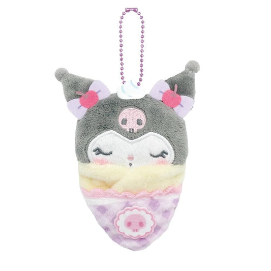 [KUROMI] "Sanrio Fancy Snacks" Plush Keychain