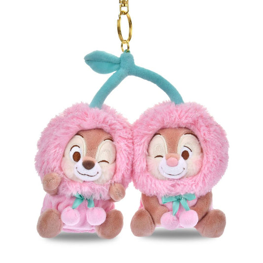 [CHIP & DALE] "Disney Glossy Fruits" Plush Keychain