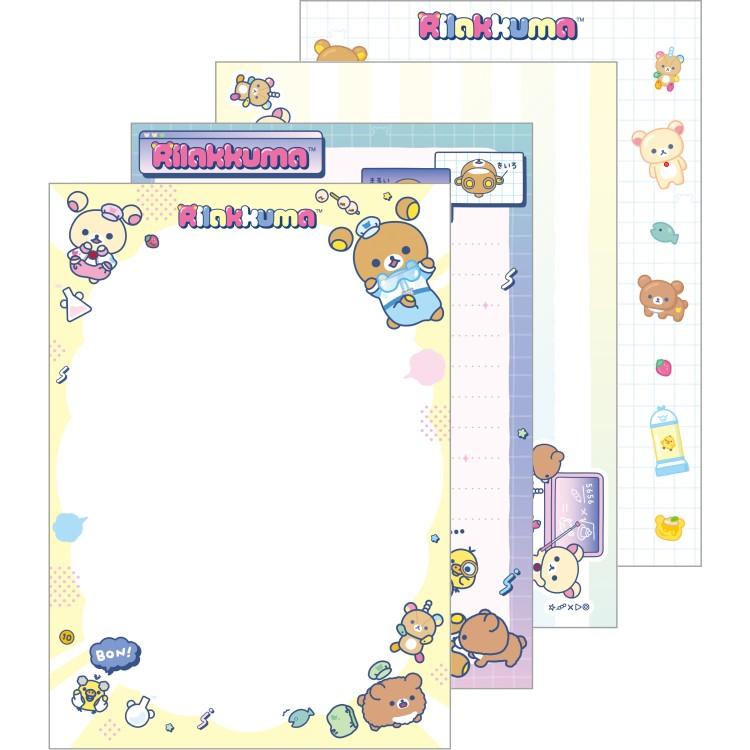 [WHITE] "Rilakkuma Lab" A6 Memo Pad