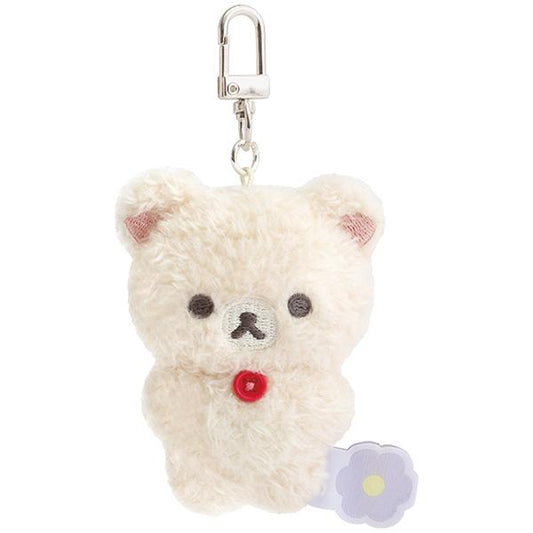 [KORILAKKUMA] "Rilakkuma Basic Flower" Plush Keychain