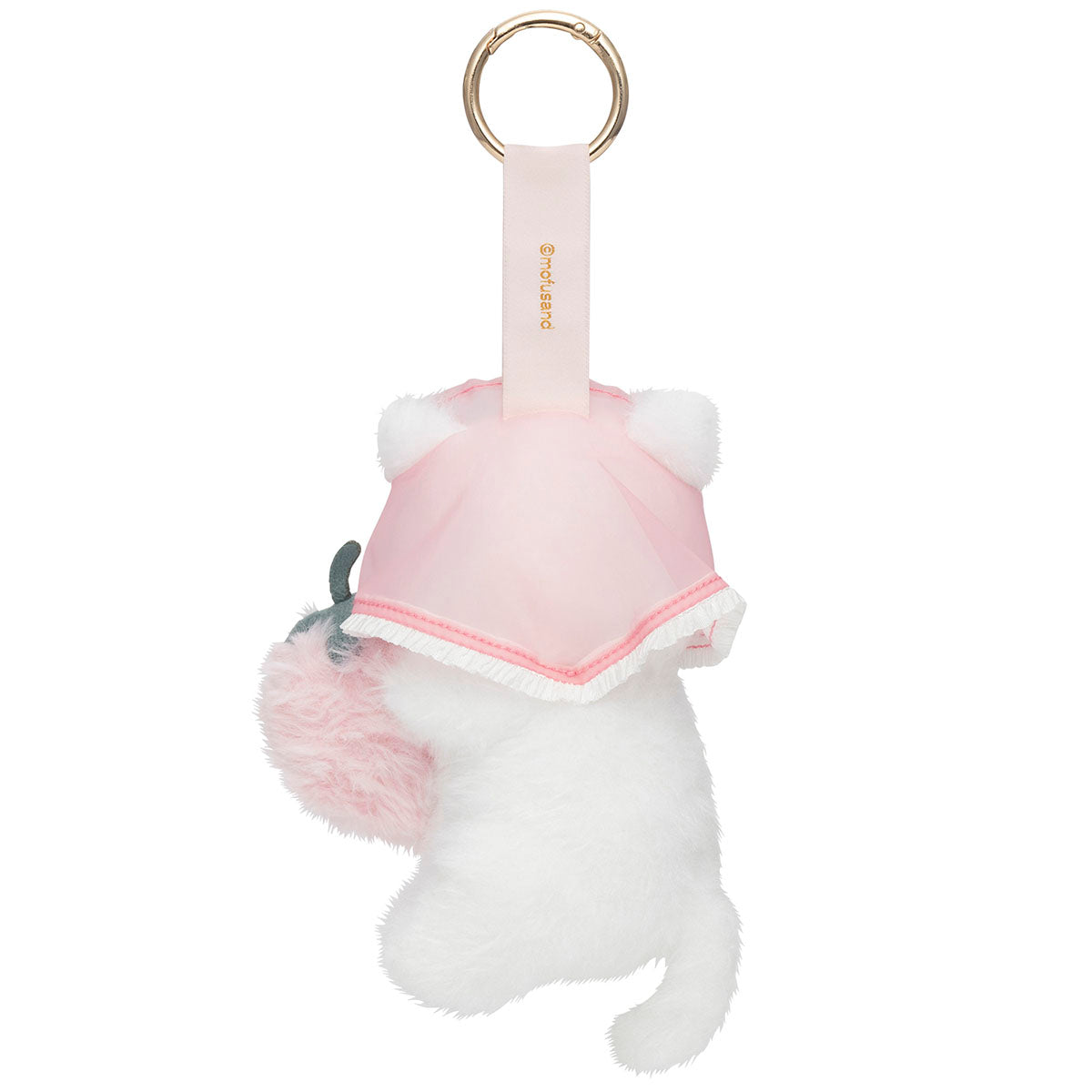 [PINK] "Mofusand MERCI STRAWBERRY" Plush Keychain