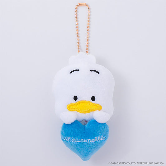 [PEKKLE] "Sanrio Plush Heart Meter" Plush Keychain