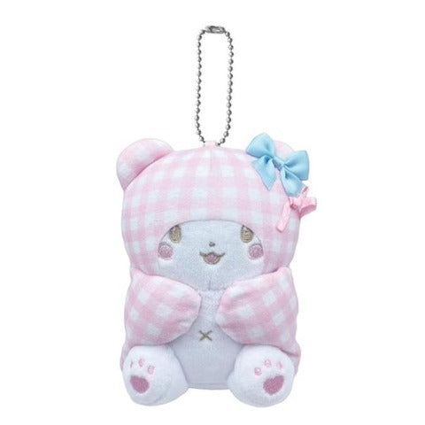 [PINK] AVAIL "Marumofubiyori" Plush Keychain