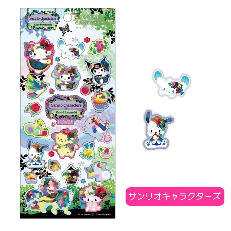 [MIX] "Sanrio x Kayo Horaguchi" Clear Candy Sticker Sheet