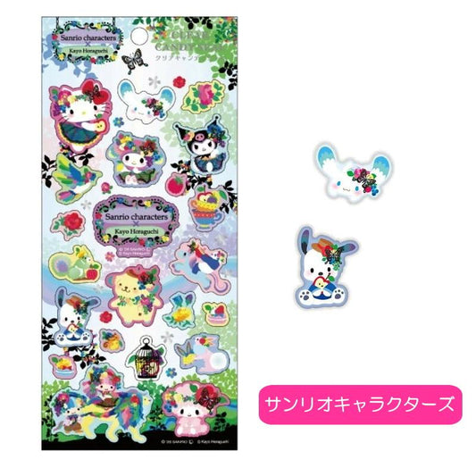 [MIX] "Sanrio x Kayo Horaguchi" Clear Candy Sticker Sheet