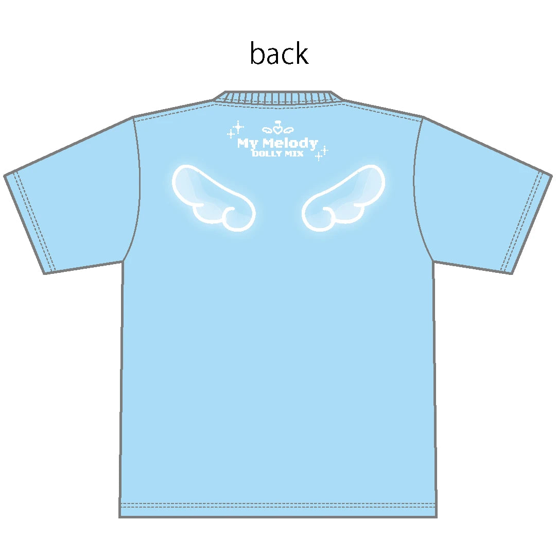 [KUROMI / LIGHT BLUE] "My Melody & Kuromi x DOLLY MIX" Over Size T-shirt