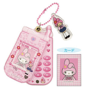 [MY MELODY] "Sanrio Style Up" Slide Flip Phone Keychain