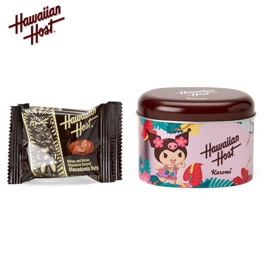 [KUROMI] "Hawaiian Host x Sanrio" Macadamia Nuts Chocolate & Tin Case