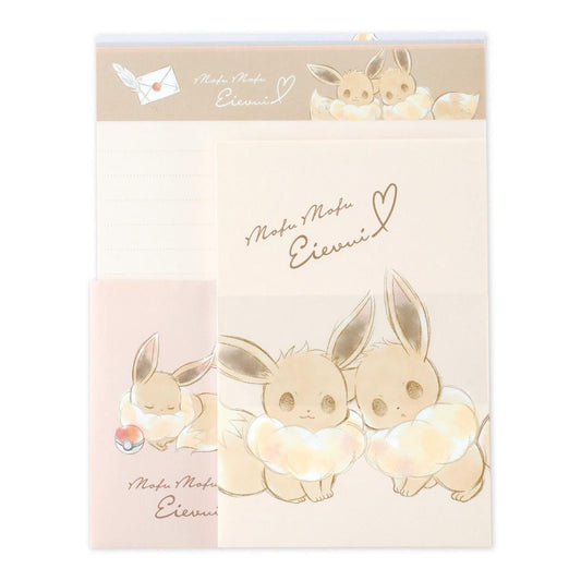 "Pokemon Mofu Mofu Eevee" Letter Set