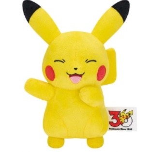 [HAPPY] "Pokemon 30th Anniversary Various Faces Pikachu" Plush