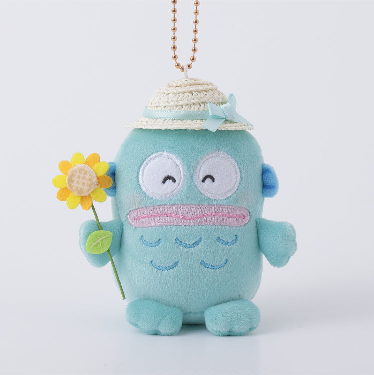 [HANGYODON] "Sanrio Pokapoka Sunflower" Plush Keychain