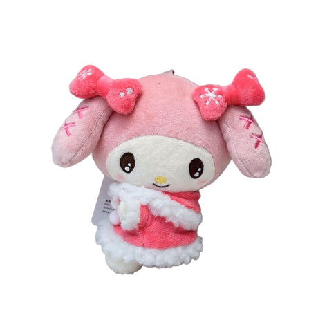 [MY MELODY / SANTA] "Sanrio Christmas" Plush Keychain