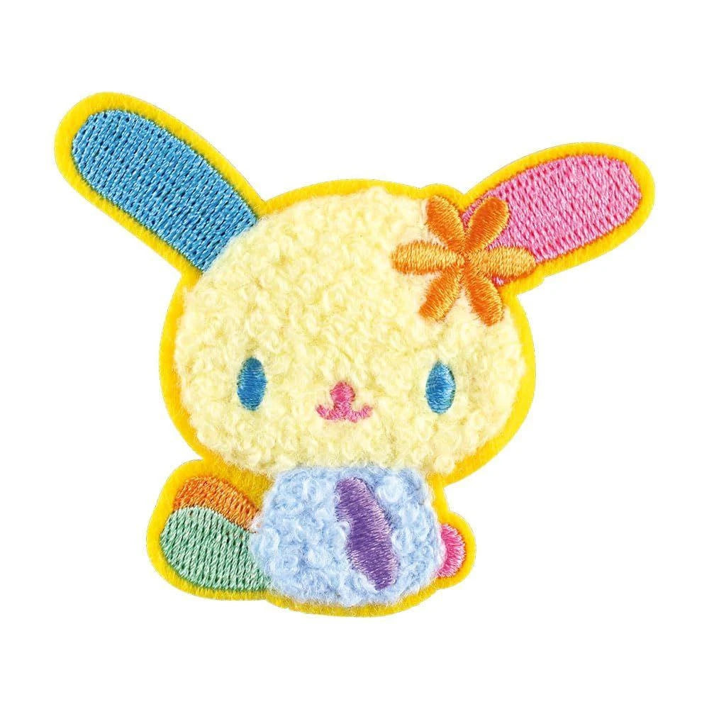 [USAHANA] "Sanrio Sitting Cutely Mokomoko" Embroidered Sticker