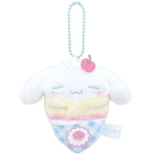 [CINNAMOROLL] "Sanrio Fancy Snacks" Plush Keychain