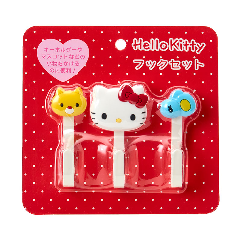 [HELLO KITTY] "Sanrio Decorative Storage" Hook Set
