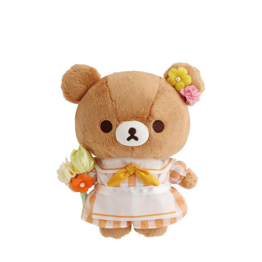 [CHAIROIKOGUMA] "Korilakkuma and Chairoikoguma Beautiful Flowers" Small Plush