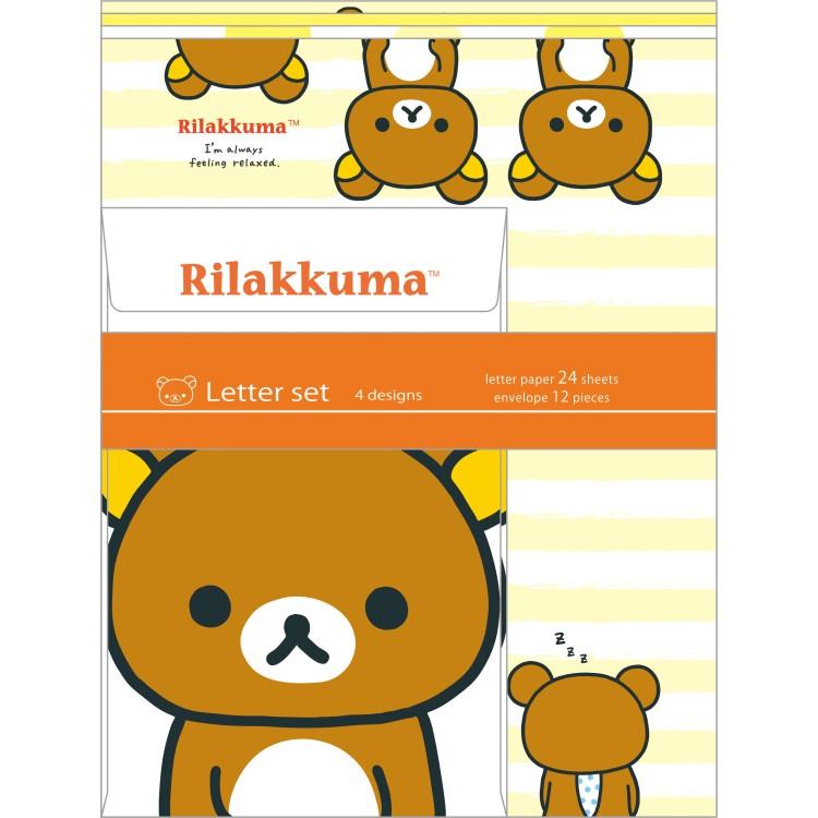 [RILAKKUMA] "Rilakkuma Standard Stationery" Letter Set