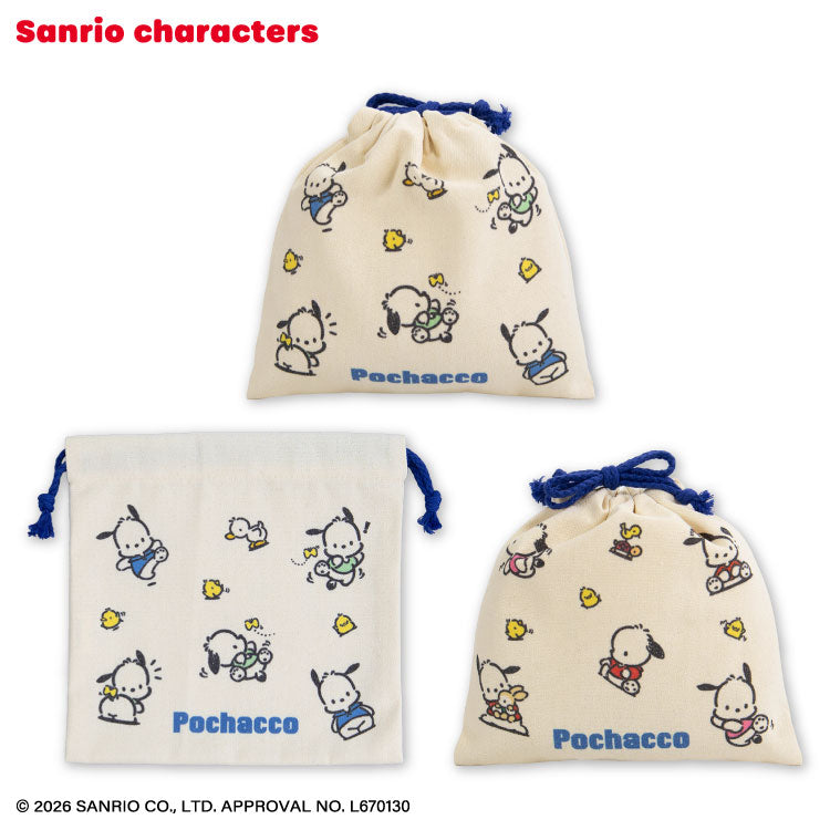 [POCHACCO] "THANKYOUMART x Sanrio Retro" Drawstring Bag